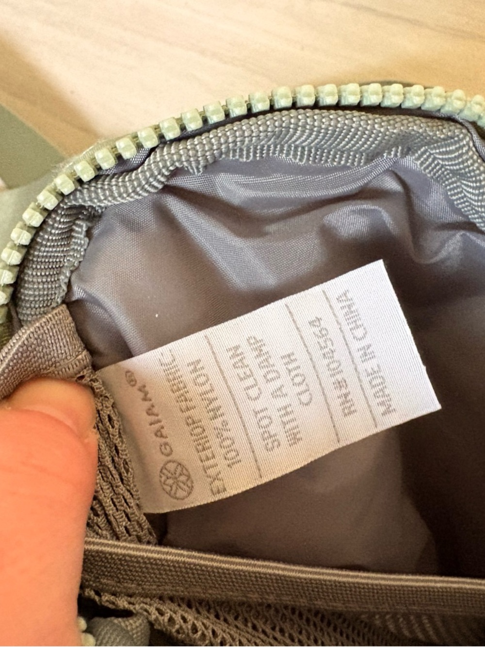 GAIAM Sage Green Crossbody Bag - Picture 4 of 7